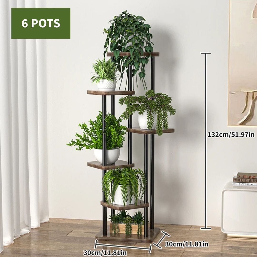 Etagère Pots de Fleurs en Bois