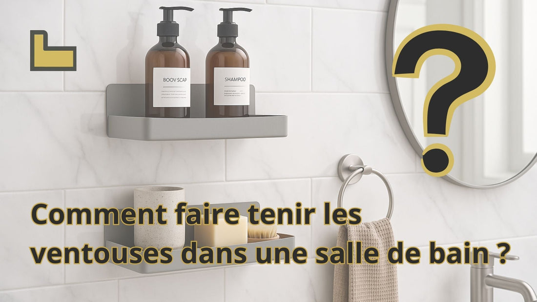 Comment faire tenir les ventouses dans une salle de bain