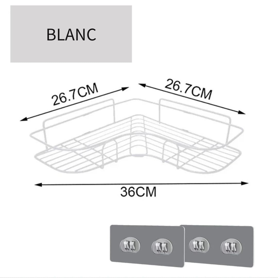 Petite Etagère d'Angle pour Douche