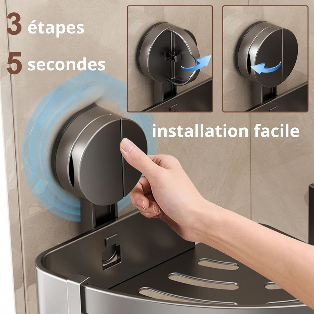 Etagère d'Angle de Douche