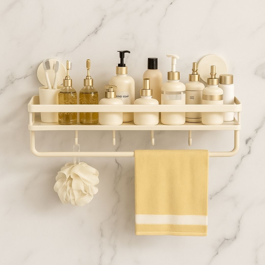 Etagère Murale Design Moderne avec Crochets