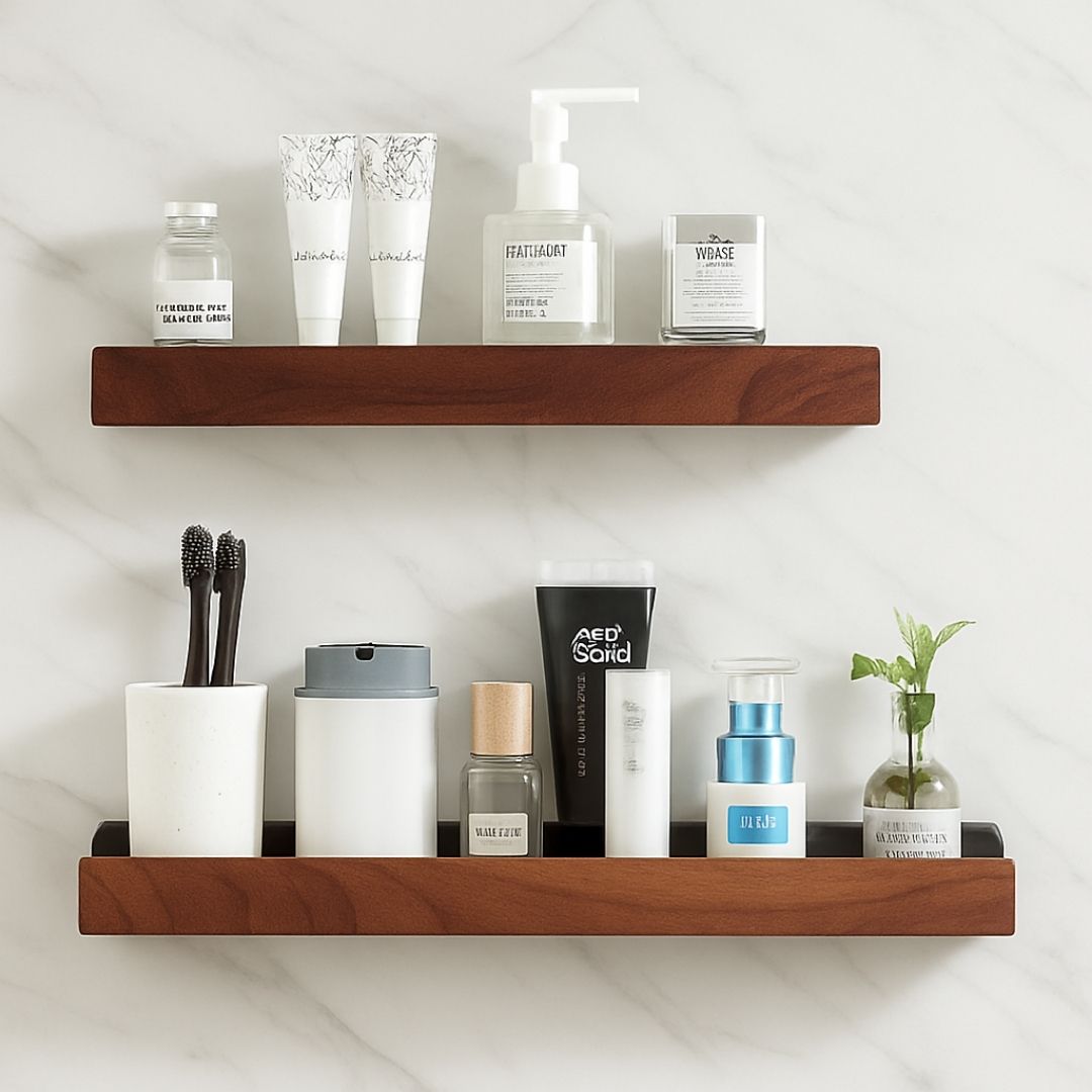 Etagère Noire Bois Fonçé