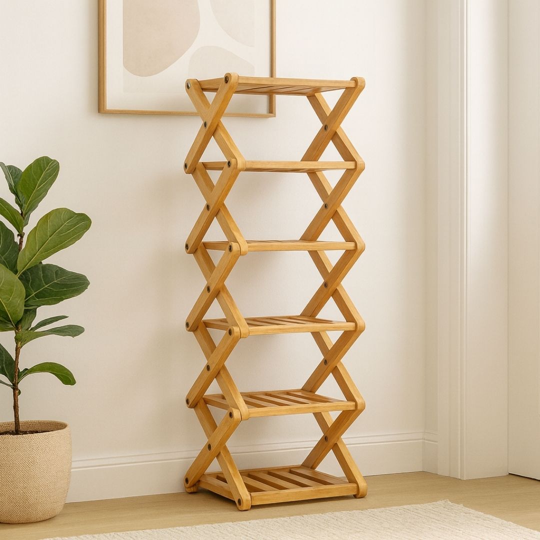 Etagère a chaussure en bois | Bambou