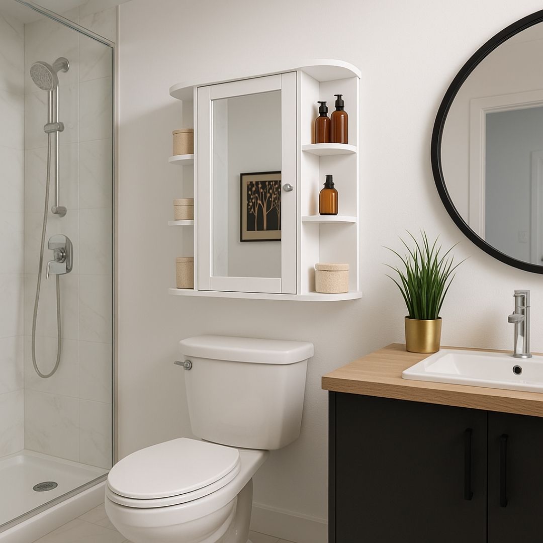 Miroir avec Etagère Salle de Bain