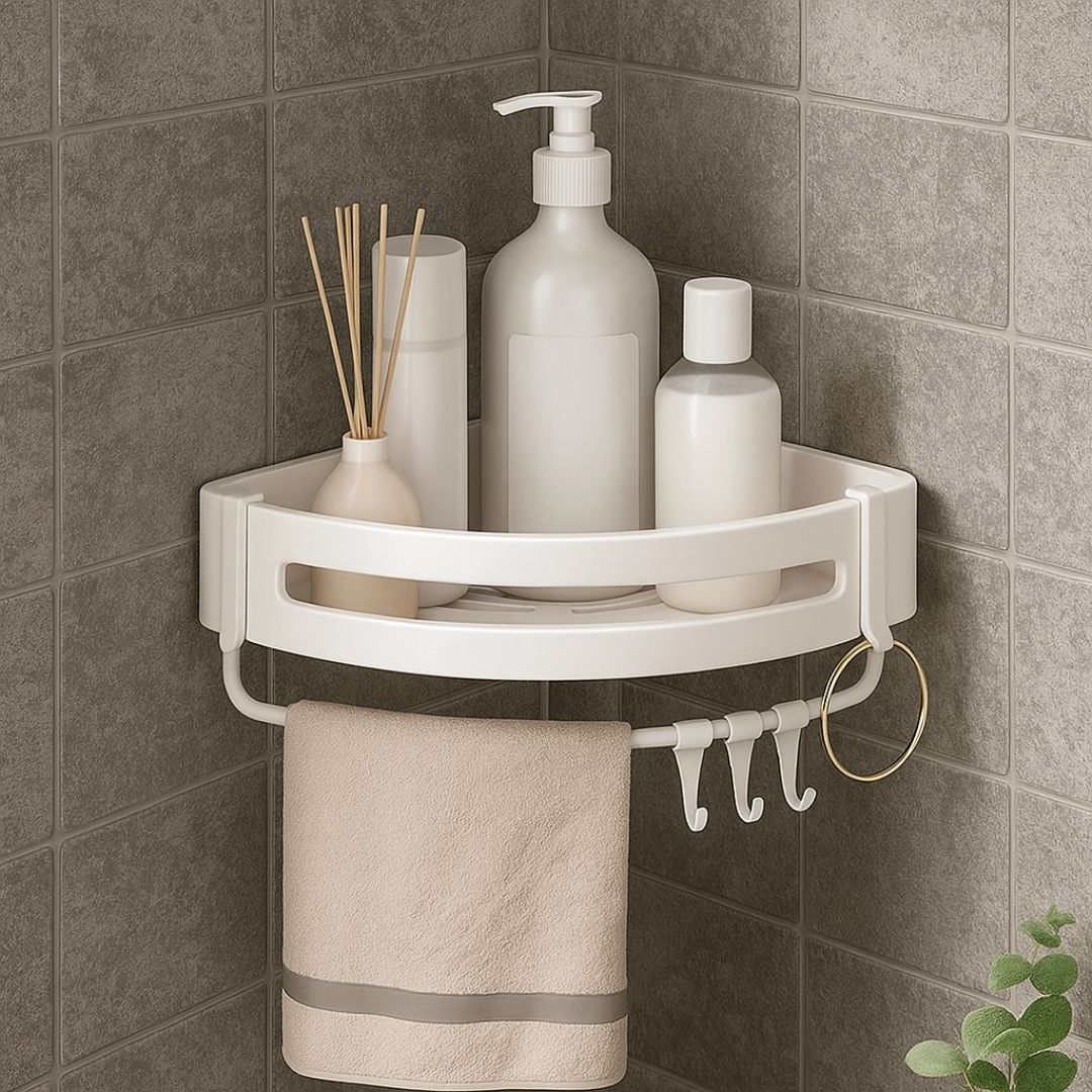 Porte Savon Douche sans Perçage d'Angle