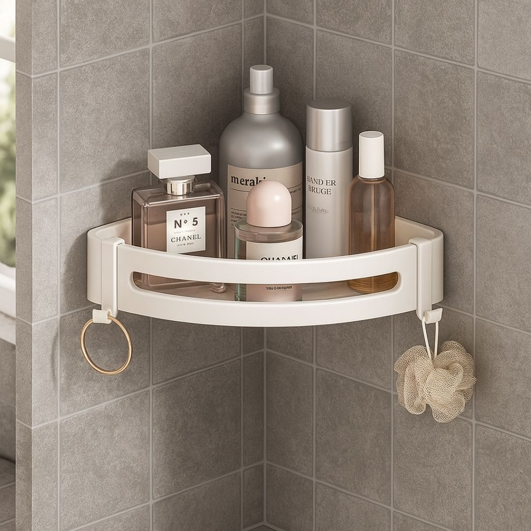 Porte Savon Douche sans Perçage d'Angle