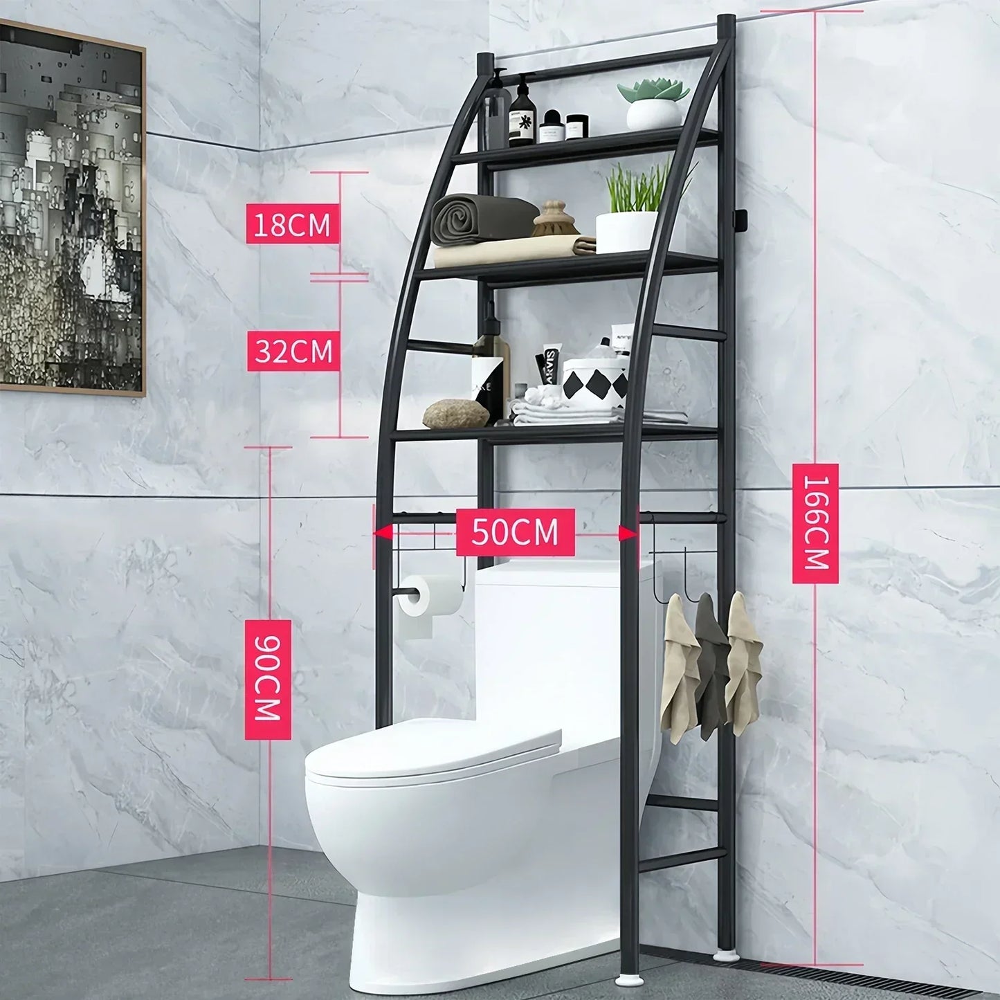 Etagère Toilette pour Petits Espaces