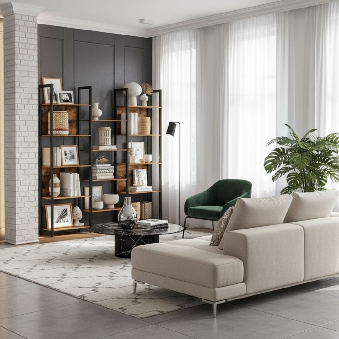 Bibliotheque style Industriel