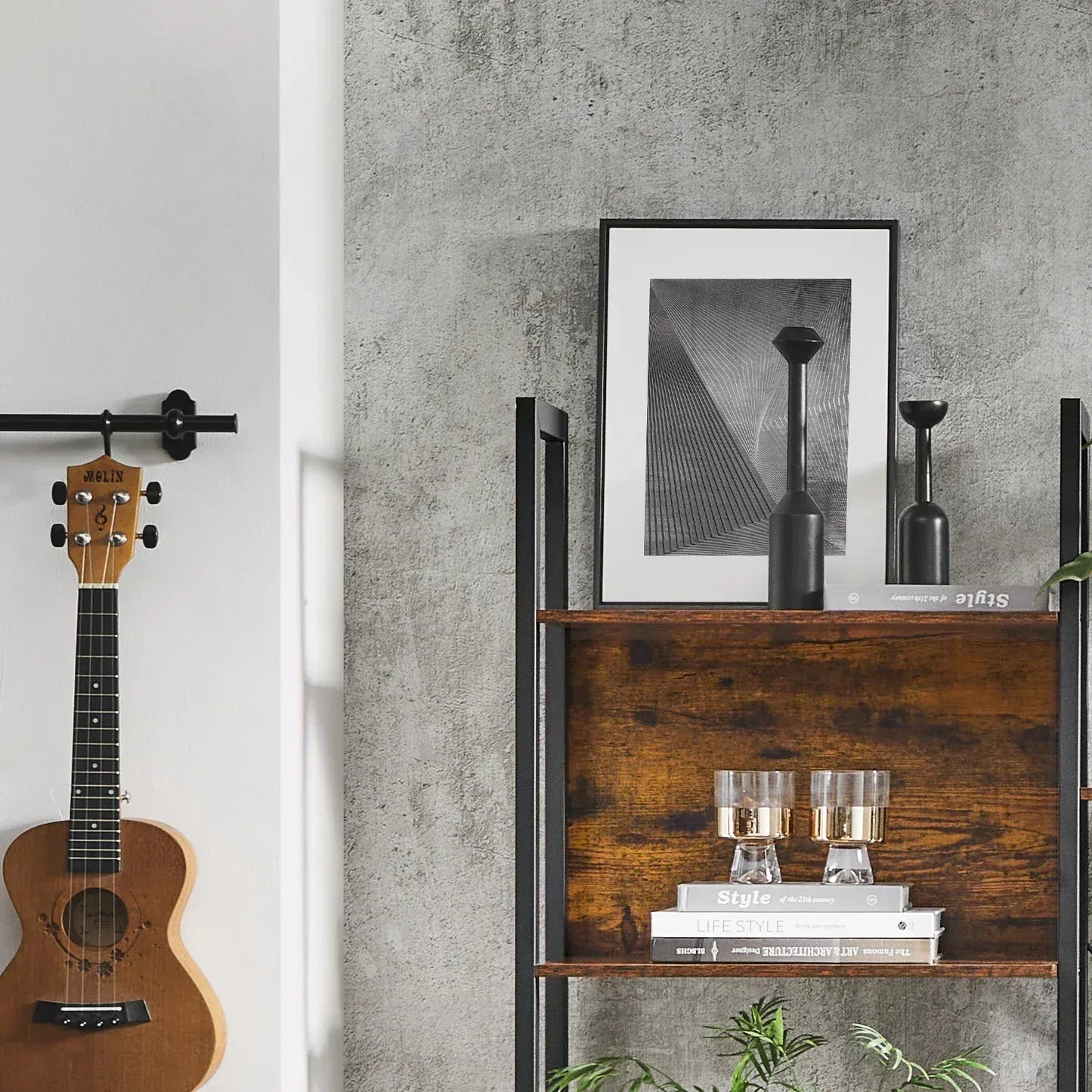 Bibliotheque style Industriel