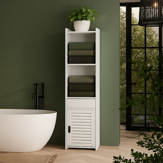 Colonne Salle de Bain Blanche