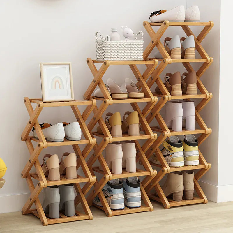 Etagère a chaussure en bois | Bambou