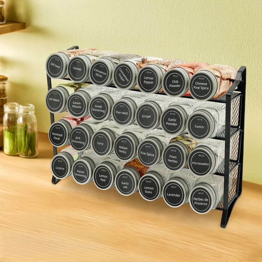 Etagère à Epices en Fer Noir