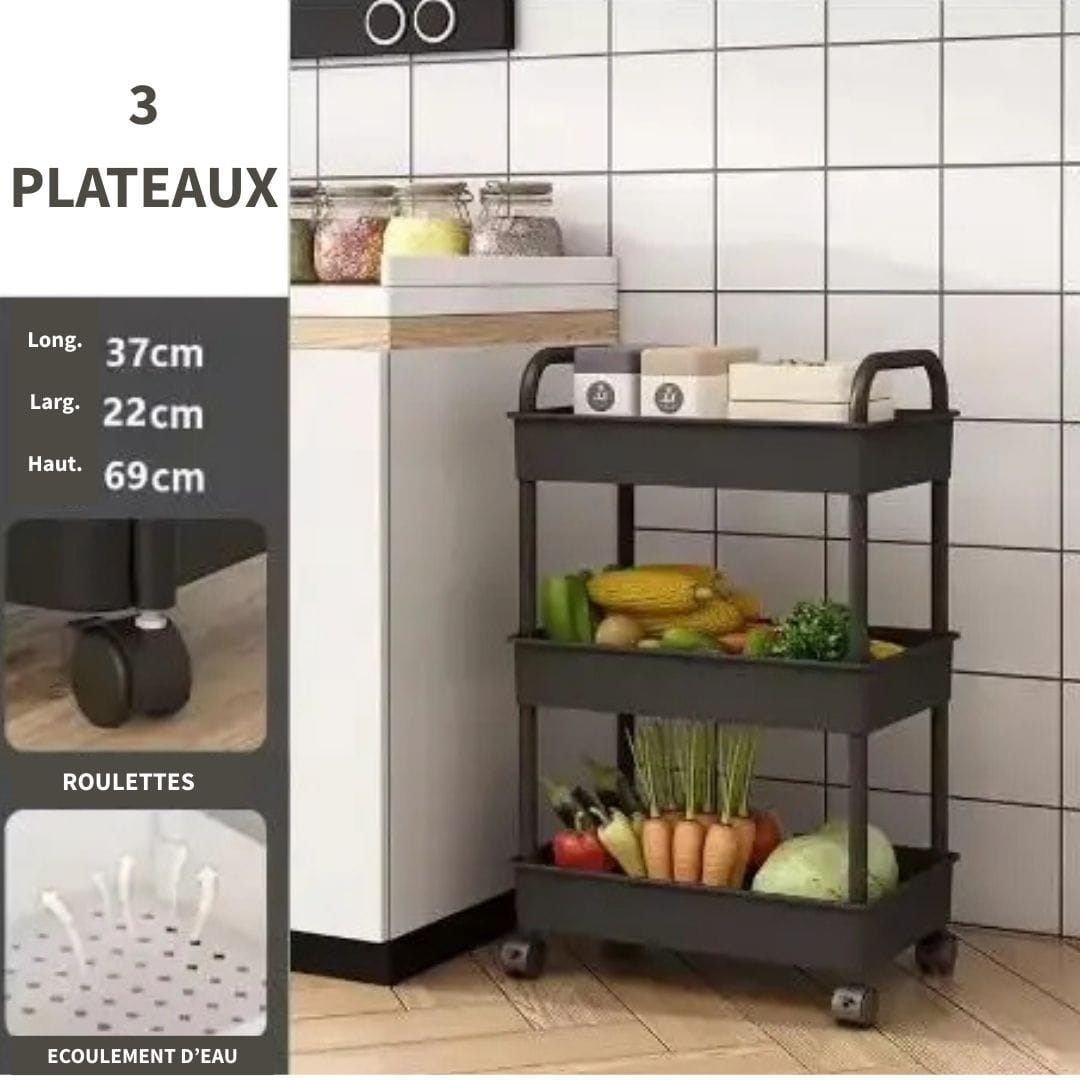 Etagère avec Roulettes Multifonction