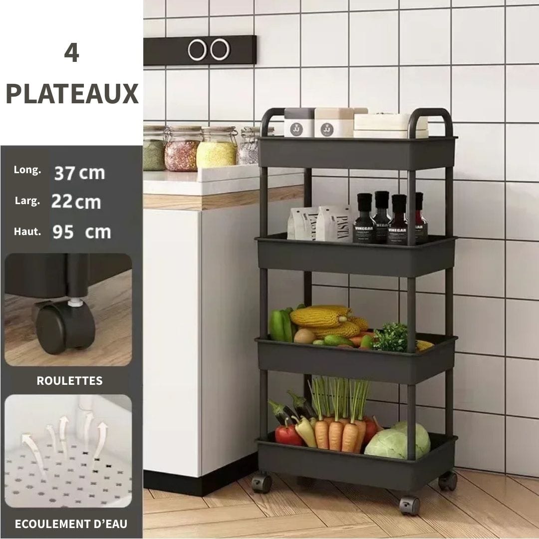 Etagère avec Roulettes Multifonction
