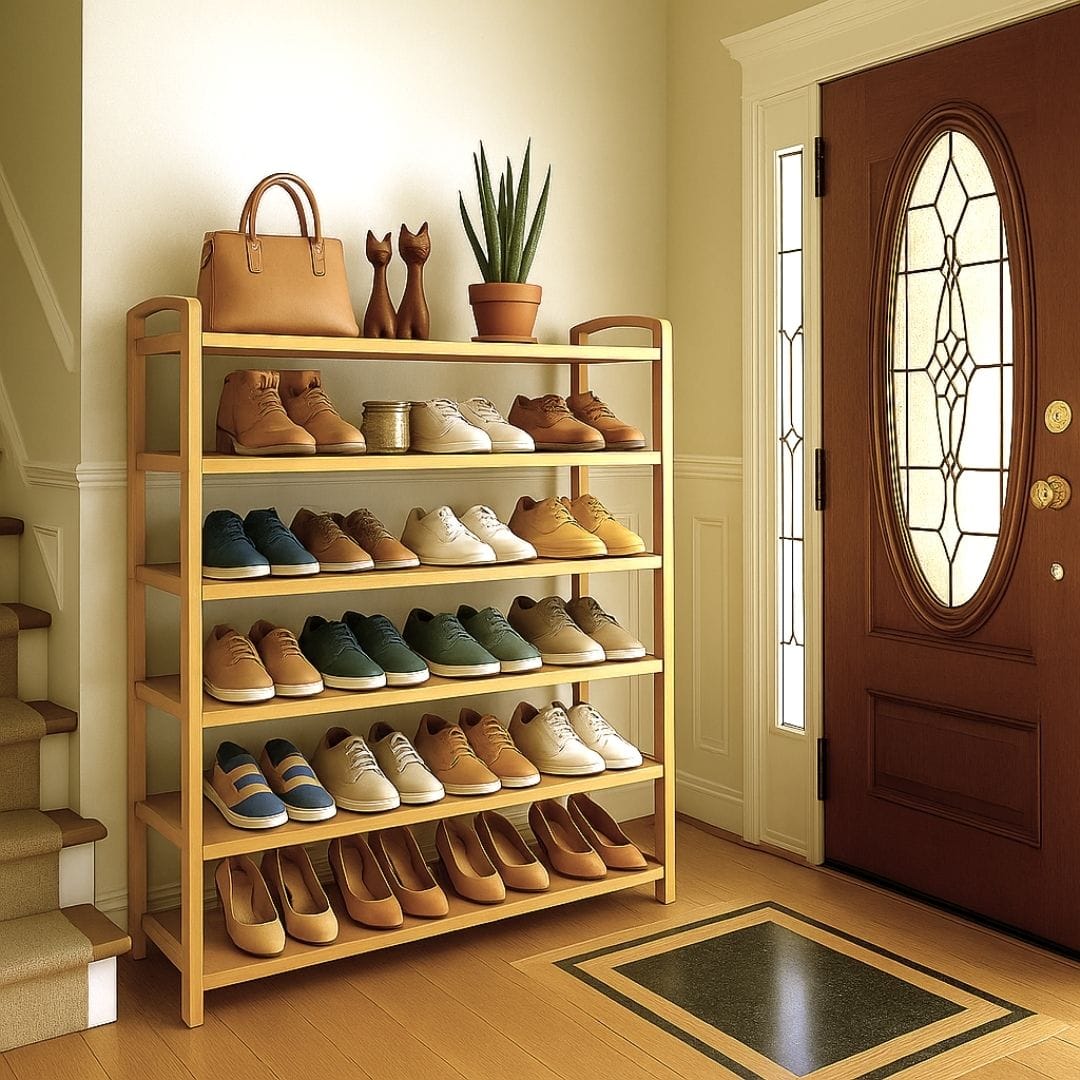 Etagère Chaussures Bois | Bambou