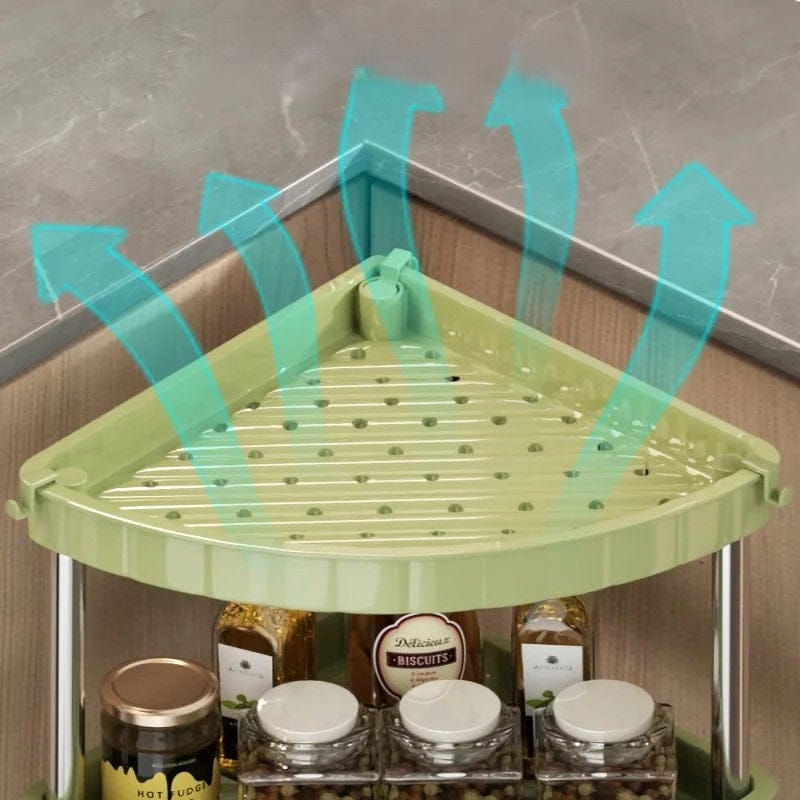 Etagère d'Angle à Poser sur Plan de Travail