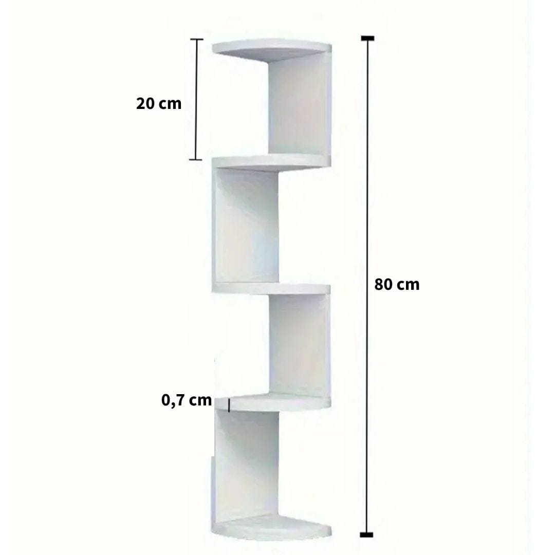 Etagère d'Angle Murale Design