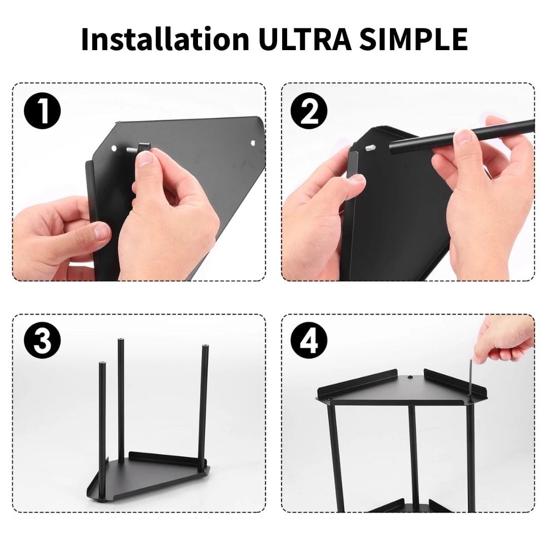 Etagère d'Angle Salle de Bain