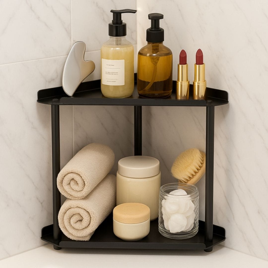 Etagère d'Angle Salle de Bain