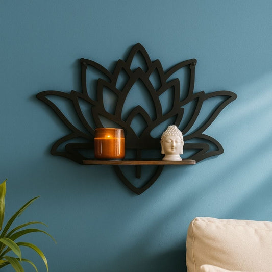 Etagère Décorative Murale Lotus