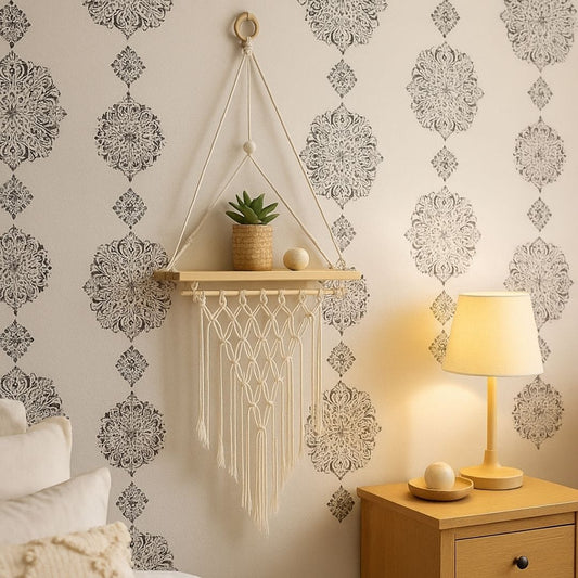 Etagère Décorative Salon à Suspendre | 35x100 cm