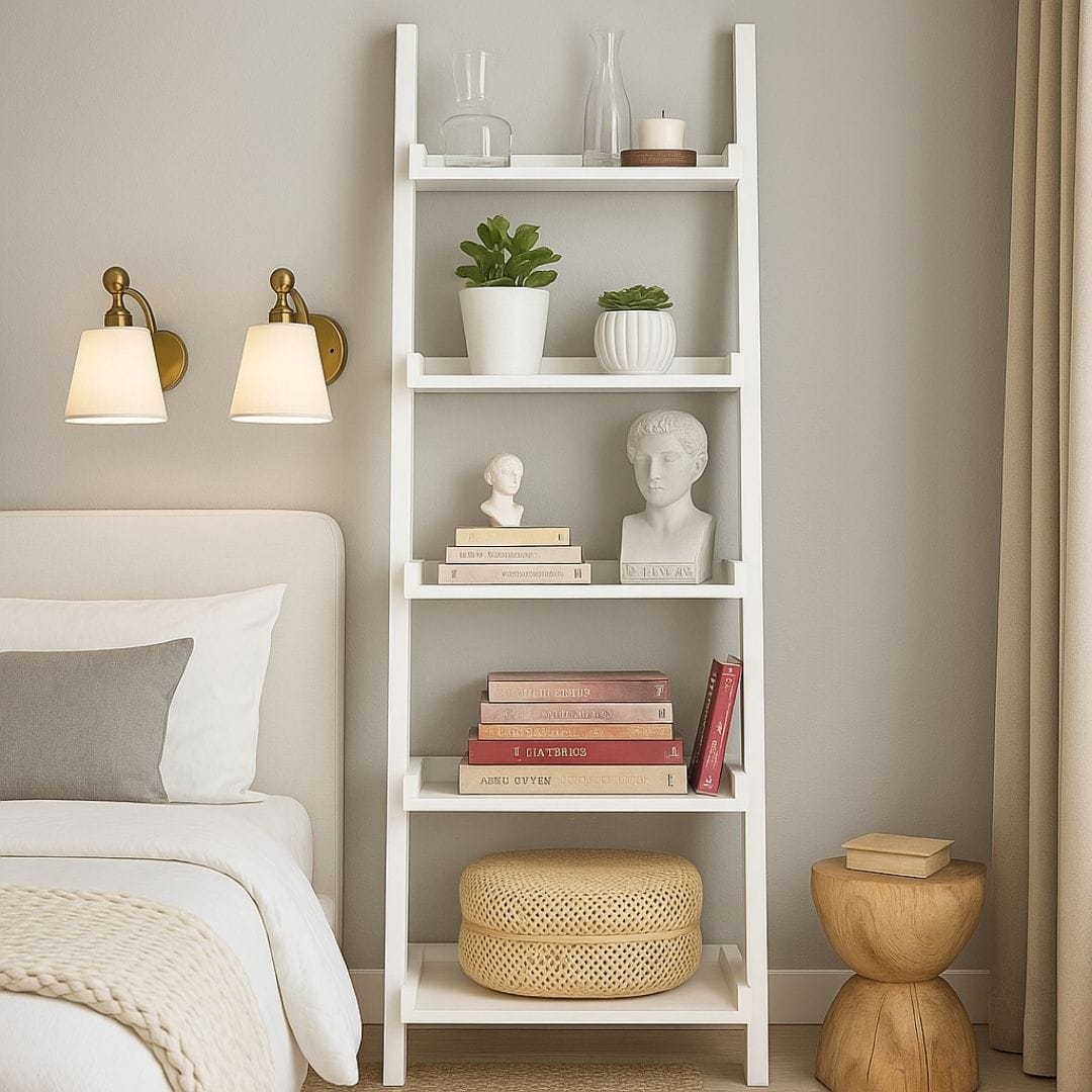 Etagère Echelle Blanche