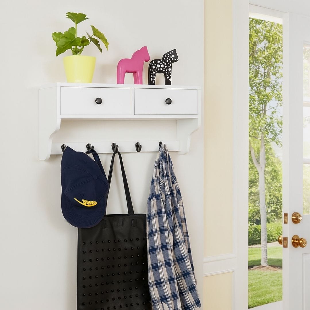 Etagère Murale avec Tiroir