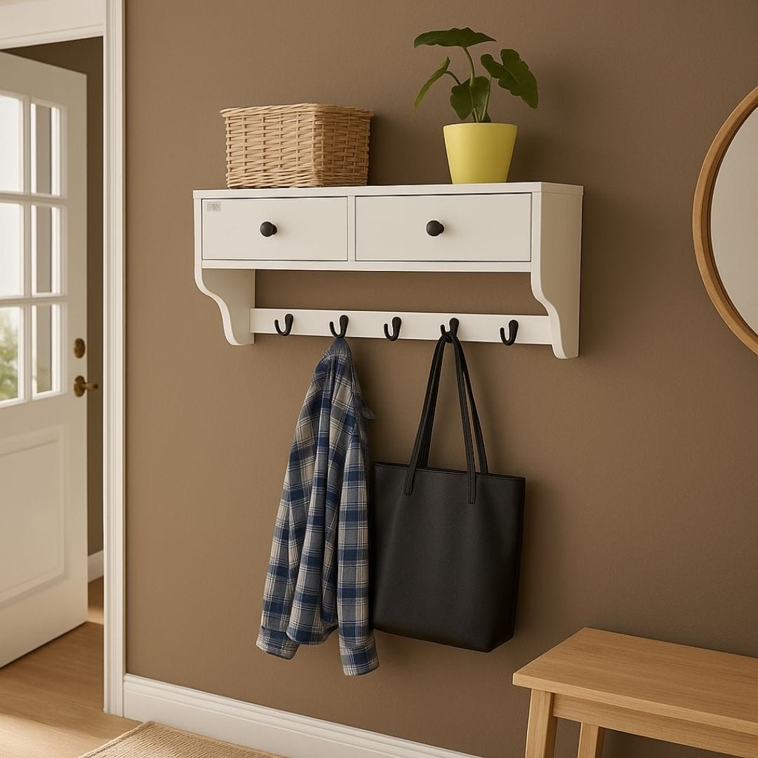 Etagère Murale avec Tiroir