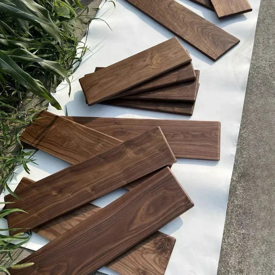 Etagère Murale Bois Massif en Noyer