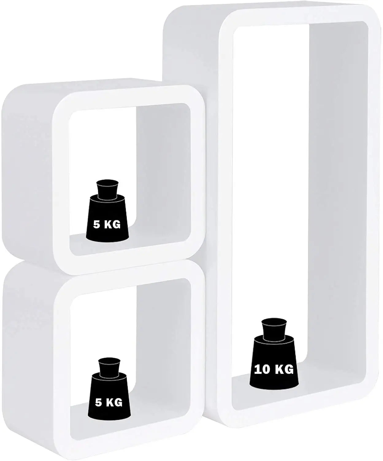 Etagère murale Cube (Lot de 3)