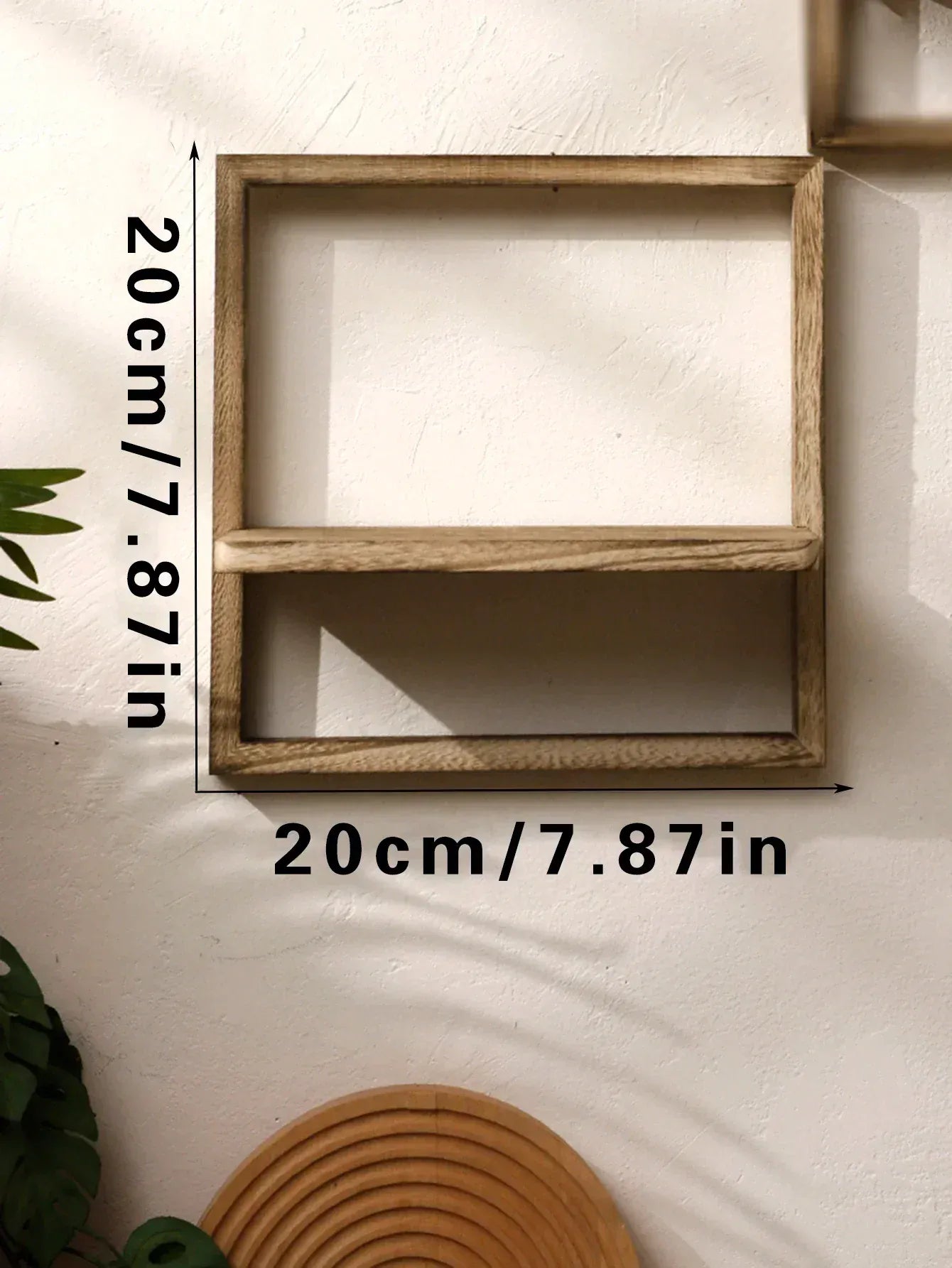 Etagère murale Cuisine Bois Carré