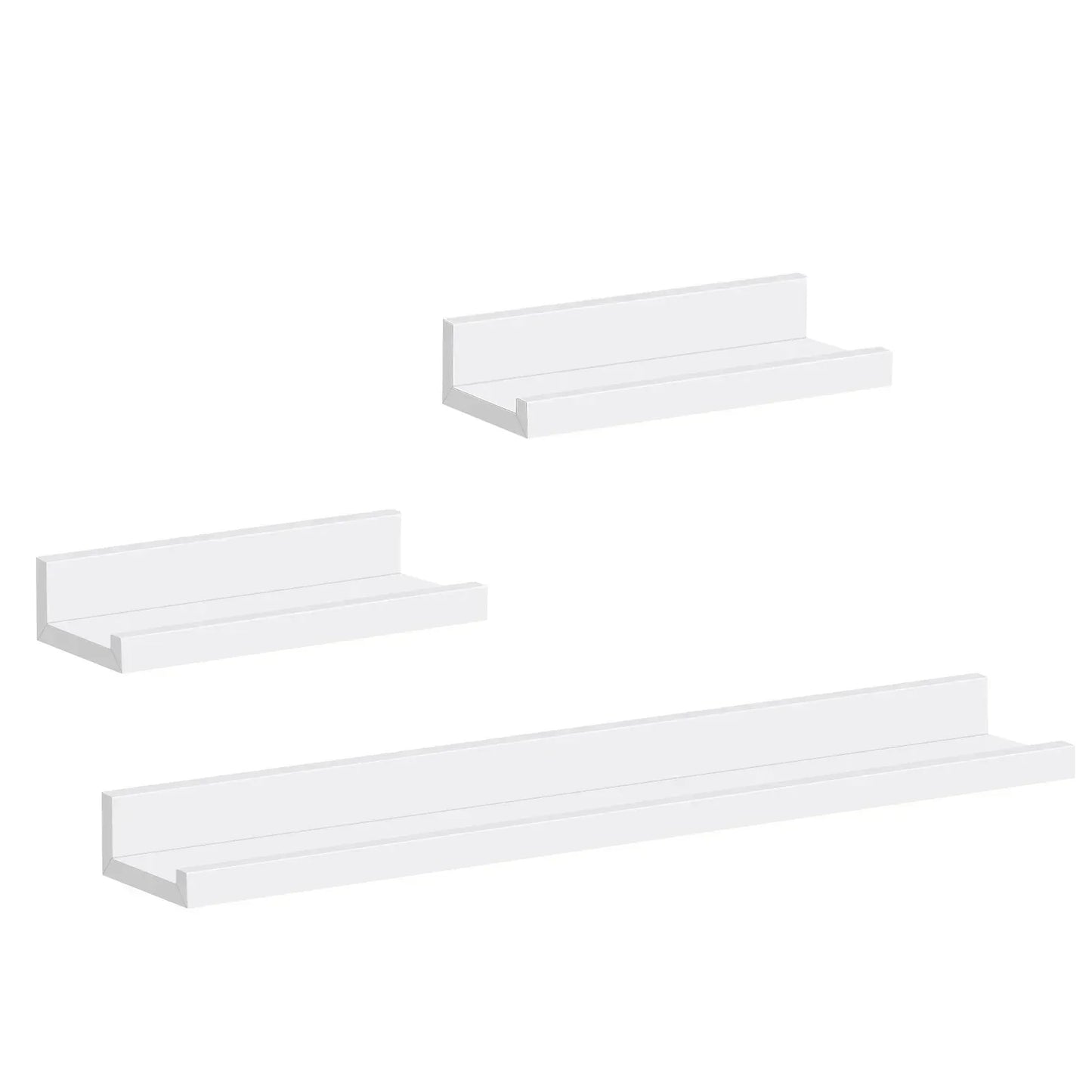 Etagère murale design blanche (Lot de 3)