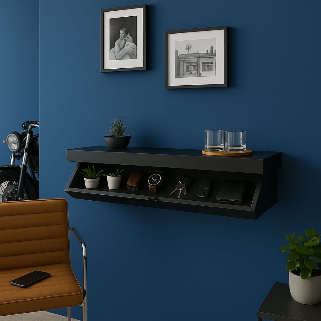 Etagère murale Design Moderne | Compartiment Caché