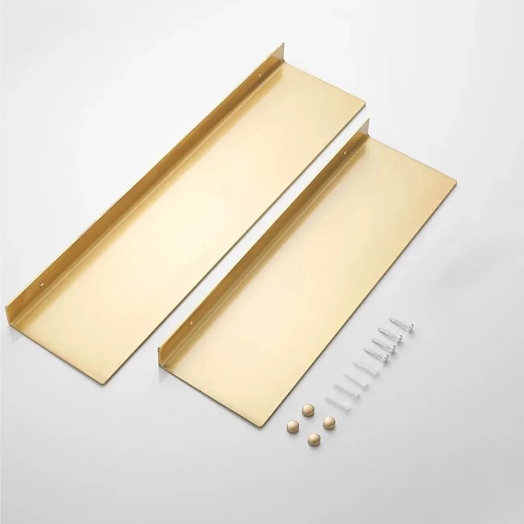 Etagère Murale Dorée Design