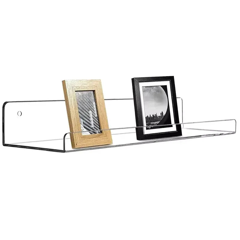 Etagère Murale Transparente sans perçage (Lot de 2)