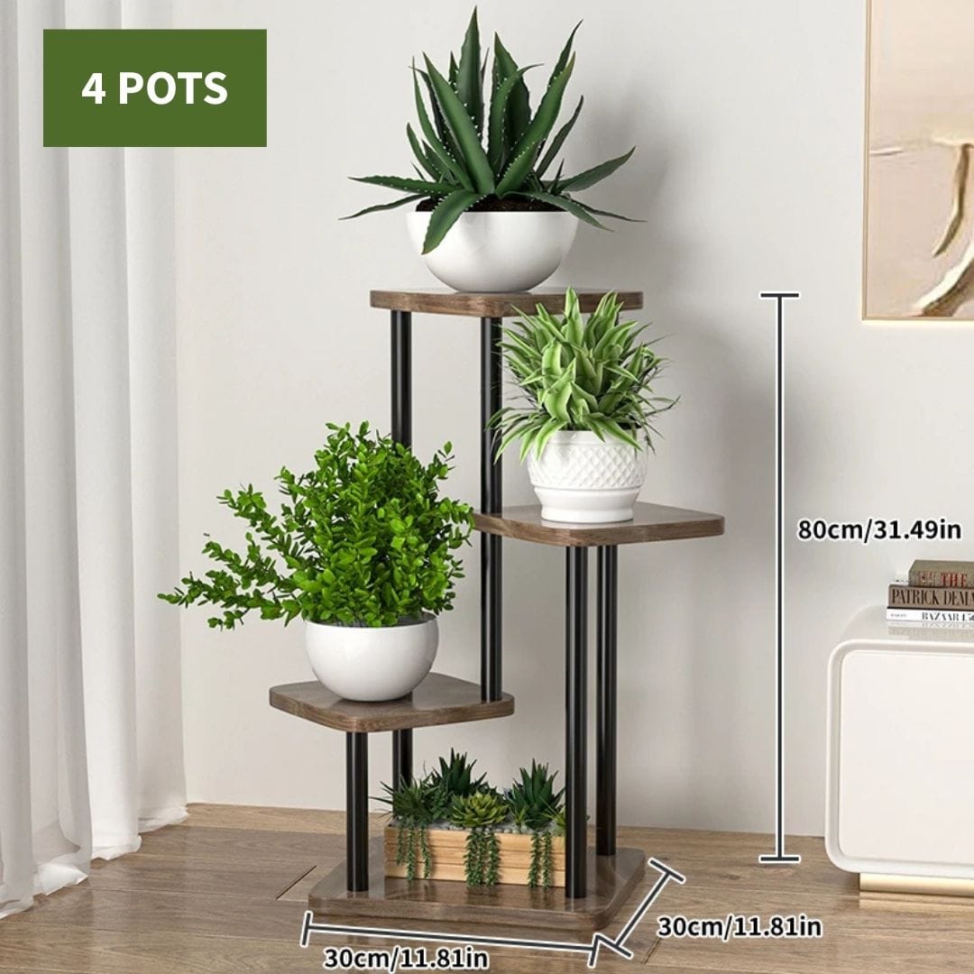 Etagère Pots de Fleurs en Bois