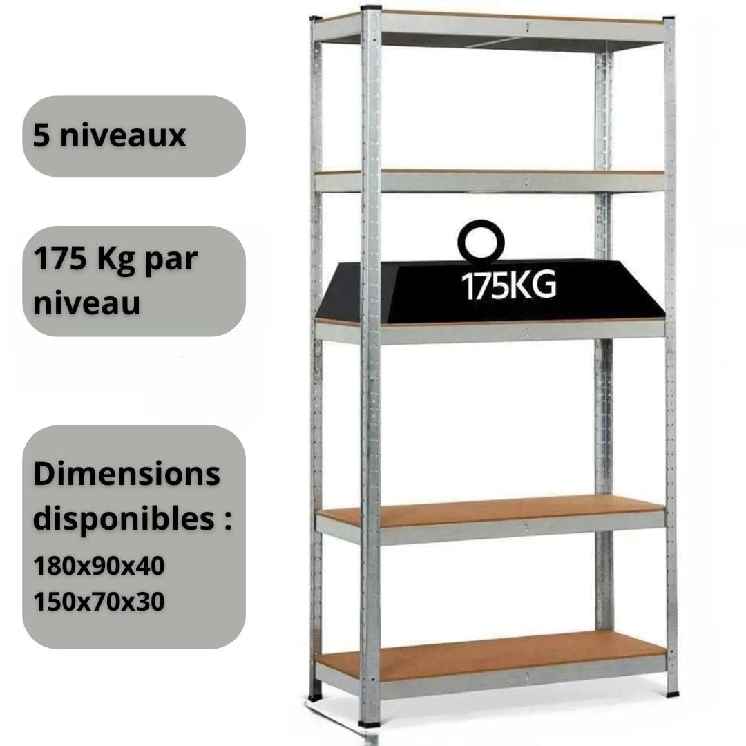 Etagère Rangement | Rayonnage pour Garage