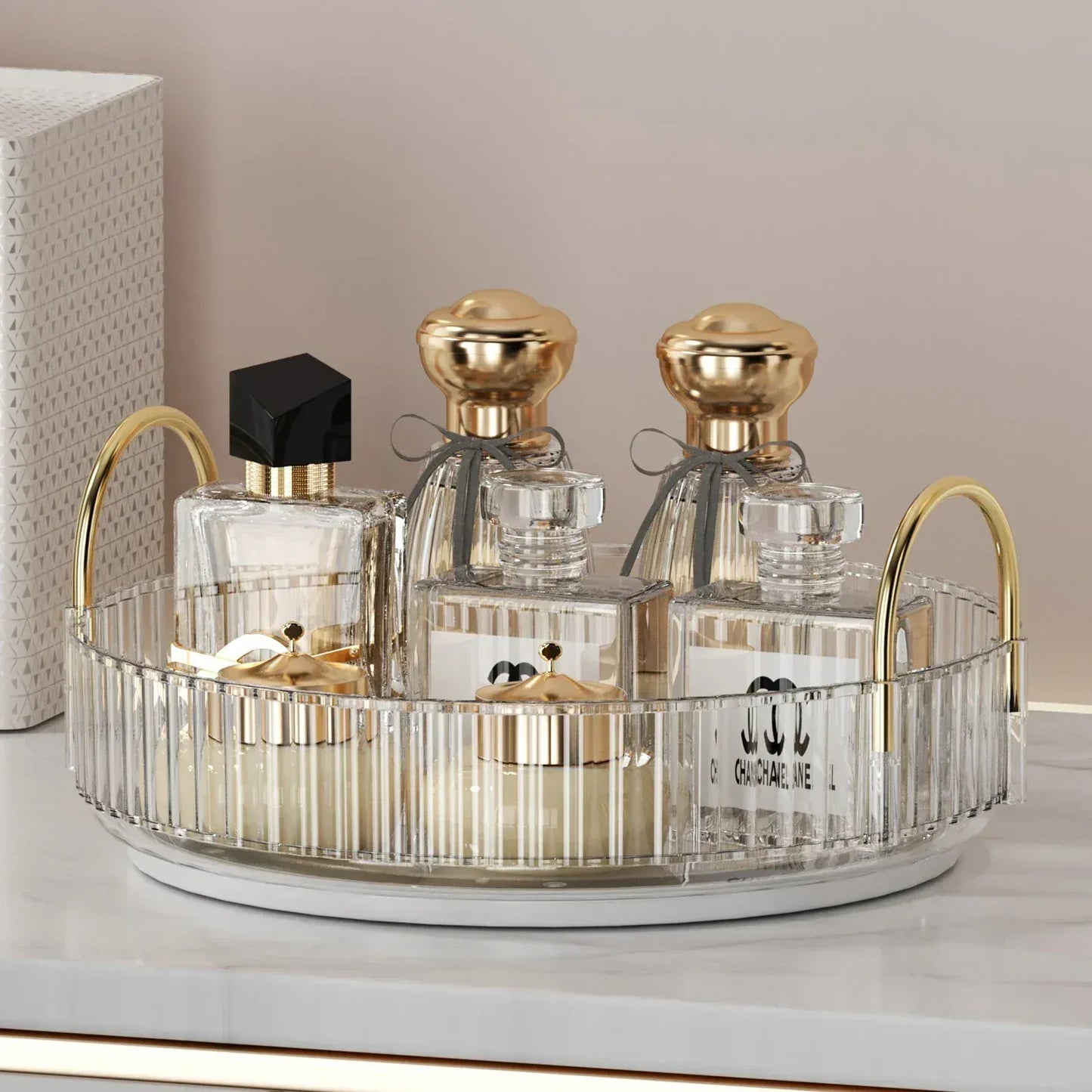 Etagère Rotative Salle de Bain | Parfums et Cosmétiques