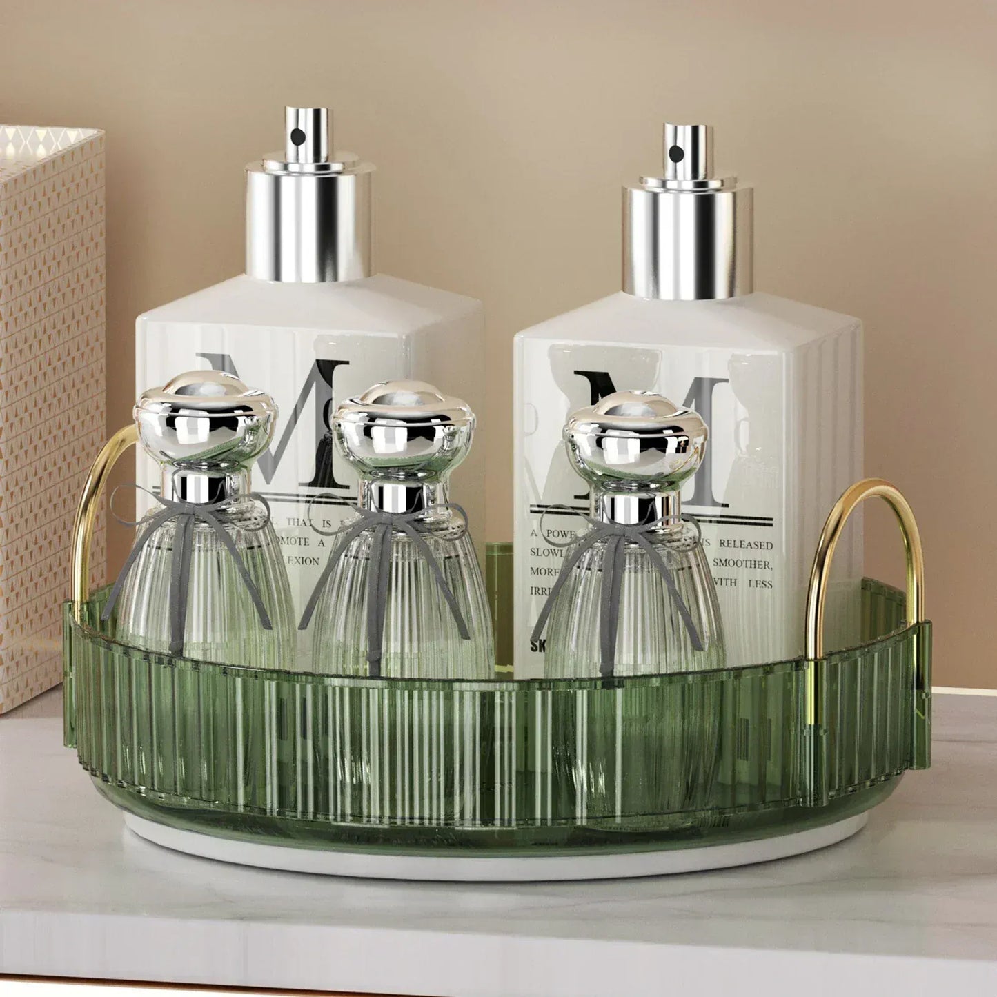 Etagère Rotative Salle de Bain | Parfums et Cosmétiques