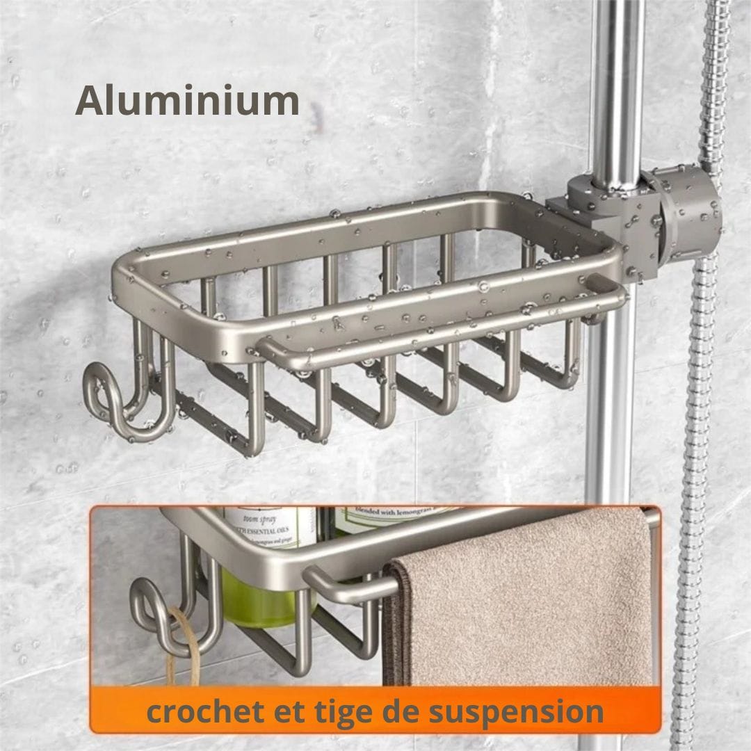 Etagère Salle de Bain | Panier de Douche Aluminium