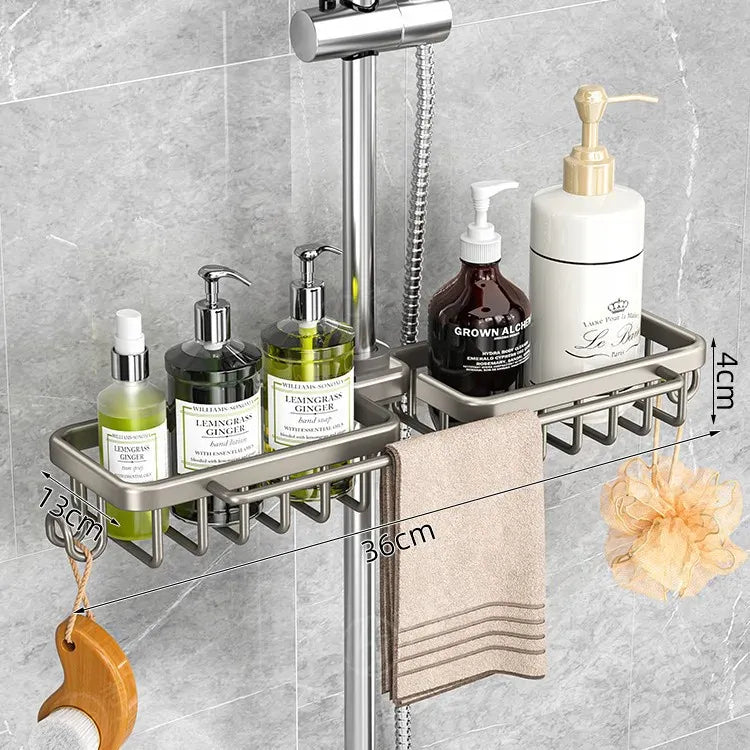 Etagère Salle de Bain | Panier de Douche Aluminium