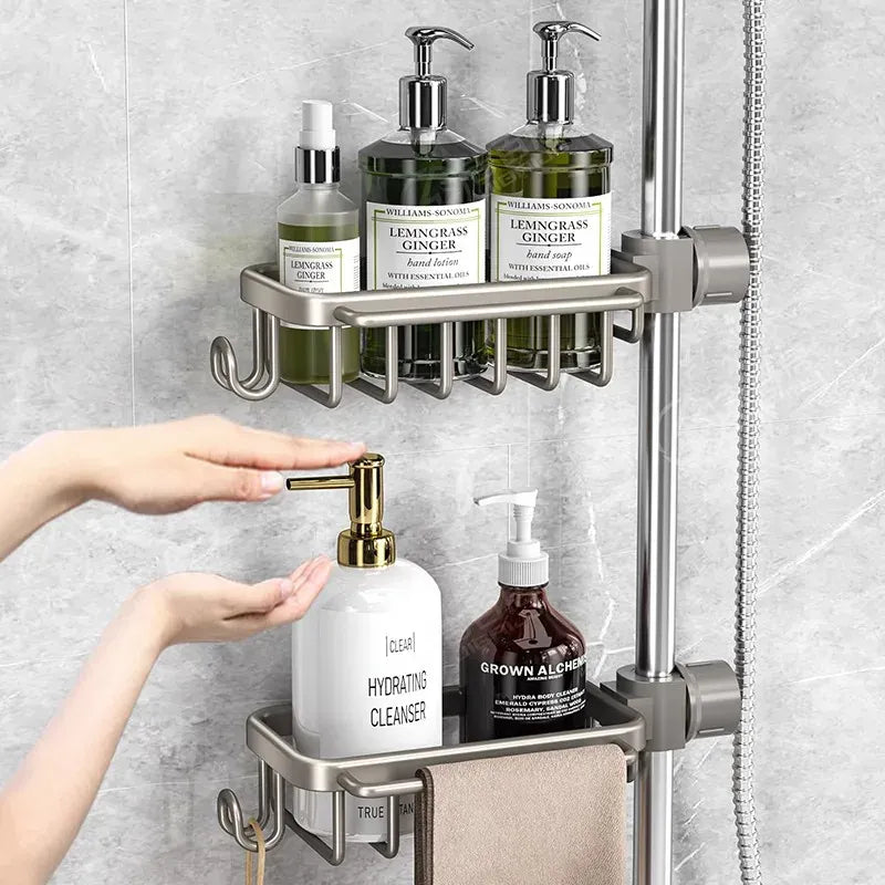 Etagère Salle de Bain | Panier de Douche Aluminium