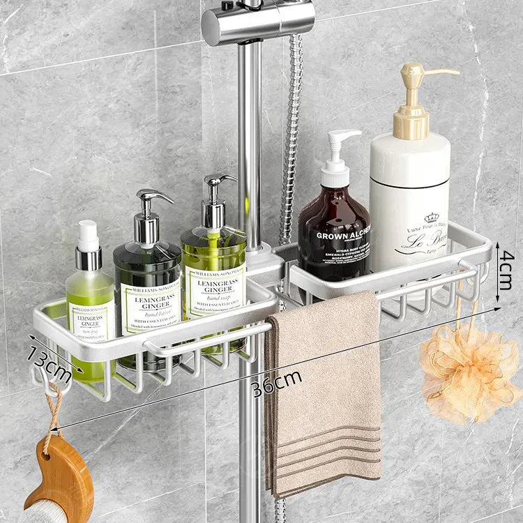 Etagère Salle de Bain | Panier de Douche Aluminium