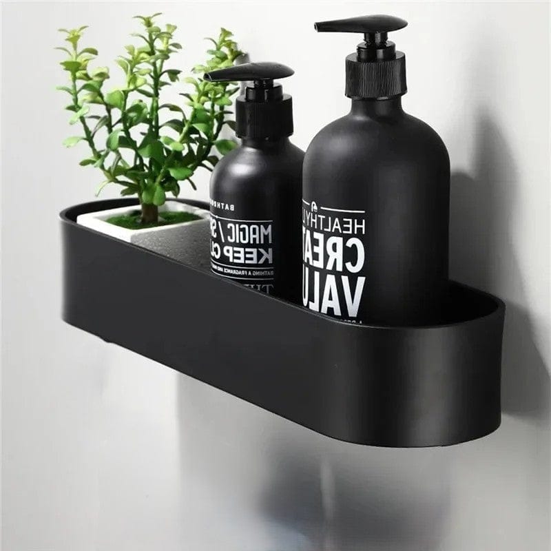 Etagère Salle de Bain sans perçage en Aluminium