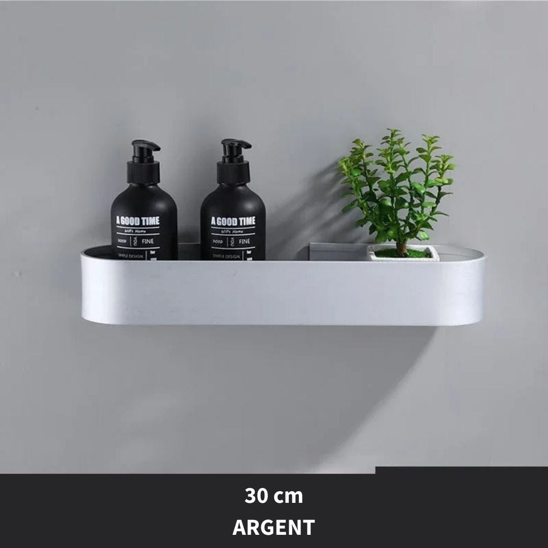 Etagère Salle de Bain sans perçage en Aluminium