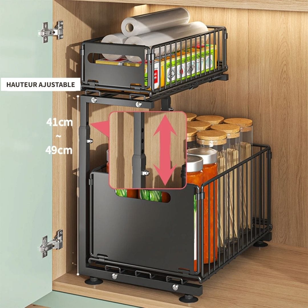 Etagère sous Evier Ajustable