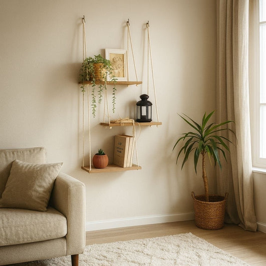 Etagère Suspendue | Corde en Coton