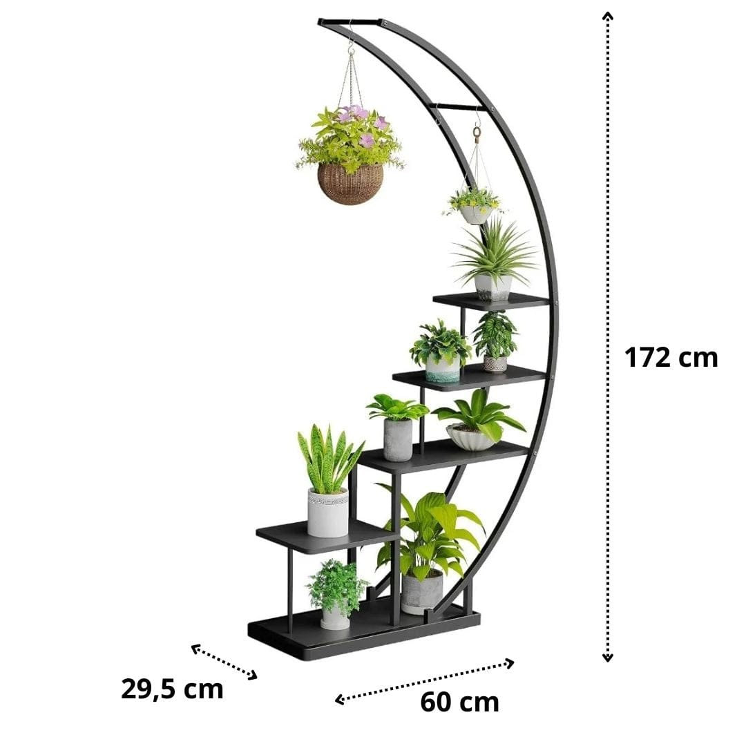 Support pour plantes d'intérieur Demi Lune